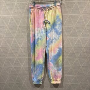Le Lis Medium Boho Tie Dye Drawstring Casual Jogger Lounge Sweatpants